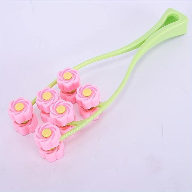 TEMU Masajeador facial, Masaje facial, Rodillo de masaje tipo flor para V Face Pull Tight Firming, Herramienta de belleza (Úselo con precaución en )