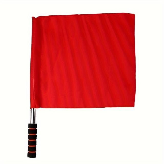 TEMU A Set Of Flags For Referees, Including Starting Flags For Athletics, Flags For Soccer, And Signal Flags In Colors For Traffic Control.