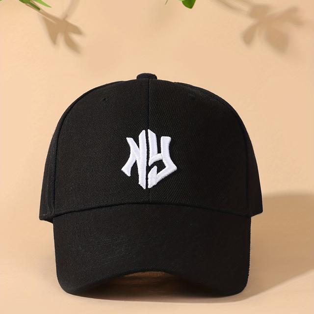 TEMU 1pc High-quality Letter Embroidery Baseball Cap Truck Hat Outdoor Casual Fashionable Versatile Sports Sunshade Bucket Hat Couple Matching Walking Leisure Duckbill Cap