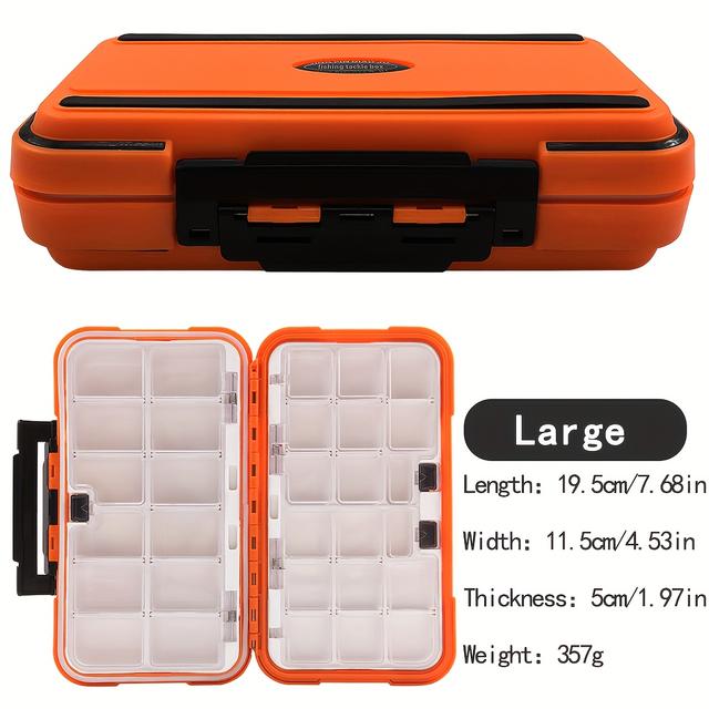 TEMU Versatile Multi-compartment Storage Organizer - Durable Plastic Toolbox For Screws, Electronics & Garage Essentials