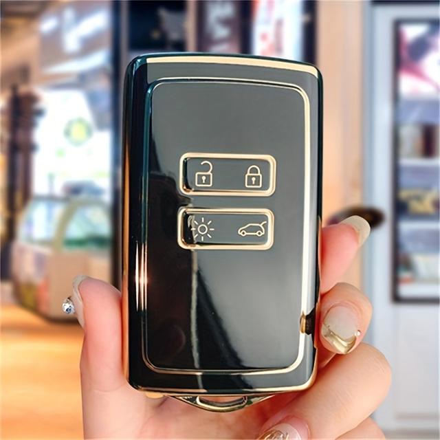 TEMU Für for RENAULT Für Für Für Scenic Für Megane Für Für Espace Für Clio Für Für Auto Schlüssel Fall Abdeckung Zubehör