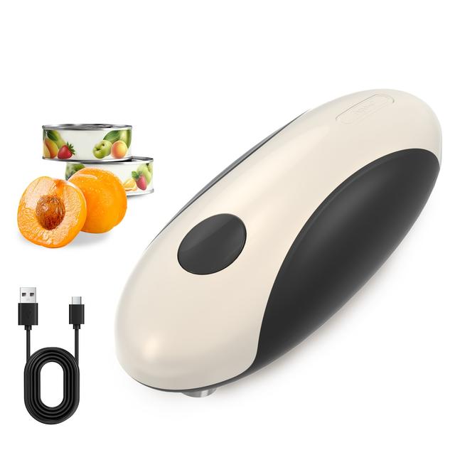 TEMU Cliton Cordless Electric Can Opener Usb-c Rechargeable With Auto Operation, Cordless - Can Opener Suitable For Elderly, Moms, Housewarming Gifts (usb- Kitchen Tool)