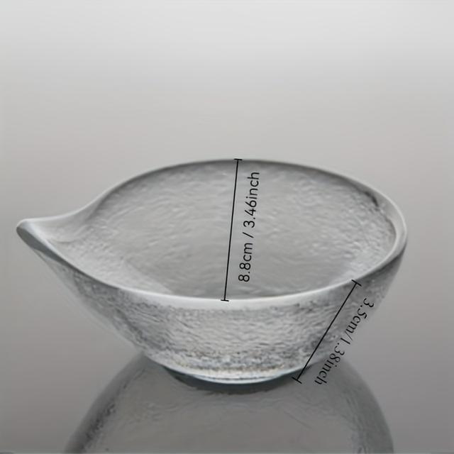 TEMU 1pc 유리 차 스푼, 가정용, 푹푸 차 세트의 일부, 차례식에 적합, 차 로투스와 디스펜서가 특징입니다.