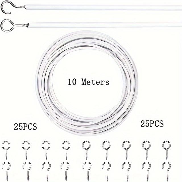 TEMU Krympfolie Vårrep 10M och Fåreöga Spik 50st Förpackning