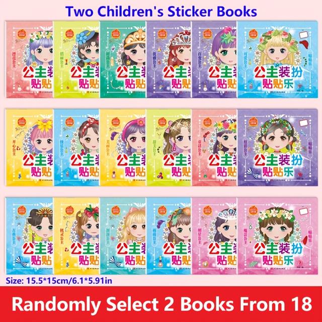 TEMU Két hercegnős matricakönyv rengeteg matricával a kreatív kombinációkhoz! Teremtsz végtelenül lenyűgöző öltözeteket! Fényessé tedd a kreativitásodat, fokozd a koncentrációt!