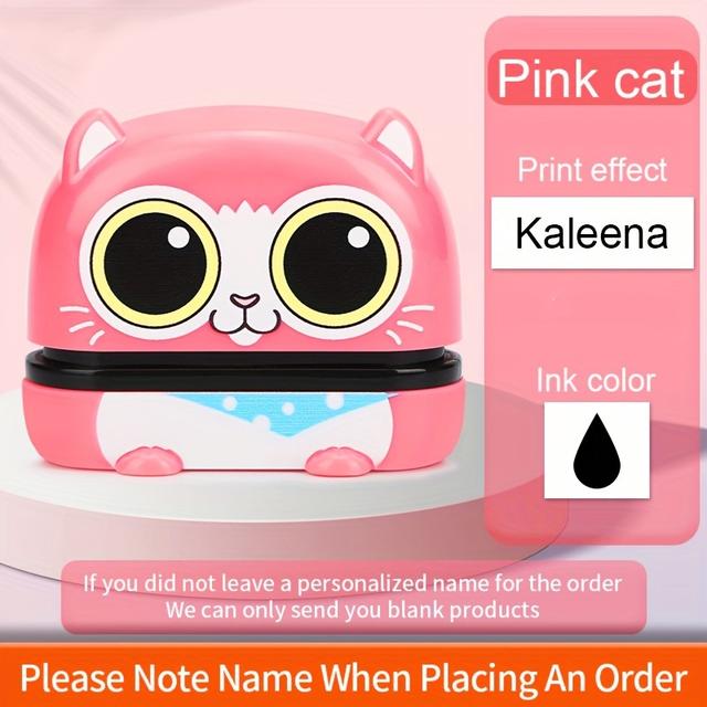 TEMU 1pc Custom Name Stamps Can Print Clothes, Sheets, Hats, Shoes And Other Textiles Waterproof Washable Perfect For Labelling And Clothes Stamp For Clothes And Notebooks