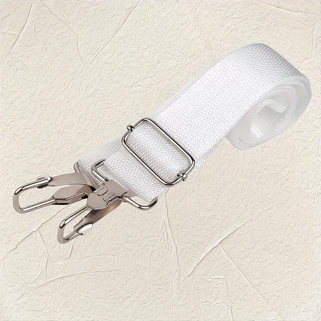 TEMU Correa de Tambor de Polipropileno Ajustable y Duradera - 1.5in de Ancho, , con Ganchos Metálicos Resistentes, Perfecta para Tambores de e Instrumentos de Percusión, Ajustable de 80cm a 145cm