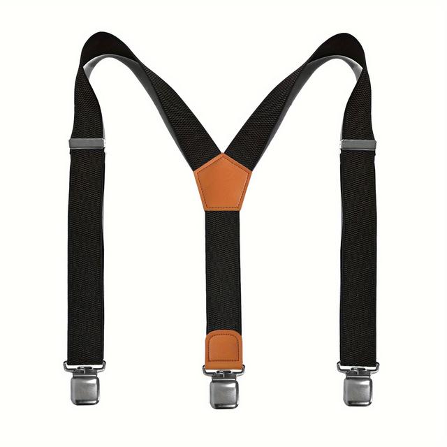 TEMU Attaches de Taille Ajustables pour Hommes avec Clips Robustes - Polyester Durable, Ajustement Élastique, Plusieurs Couleurs Disponibles - Idéal pour et le Tenue Décontractée