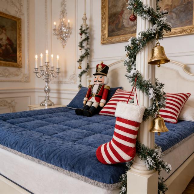 TEMU Portable Foldable Mattress Suitable For Home, Travel & Guest Rooms - Thick (3-5cm), Machine-washable Microfiber Bed With Fill, Compact Sleeping Solution For S &