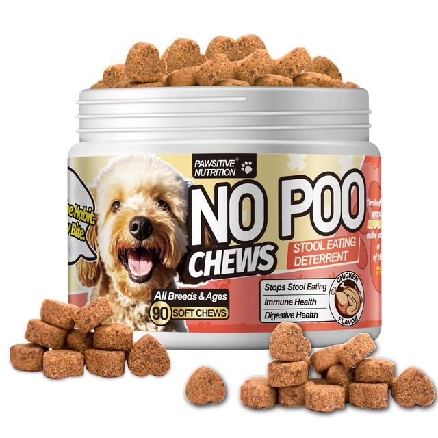 TEMU Chews For Dogs|with Probiotics, Enzymes, Yeast And More|, Light Beige & |all Breeds & Ages|chicken Flavor, 90 Chews