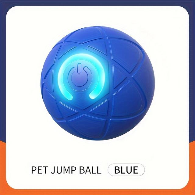 TEMU Dog Intelligent Electric Toy Ball Bite-resistant Automatic Dog Walking Jumping Ball