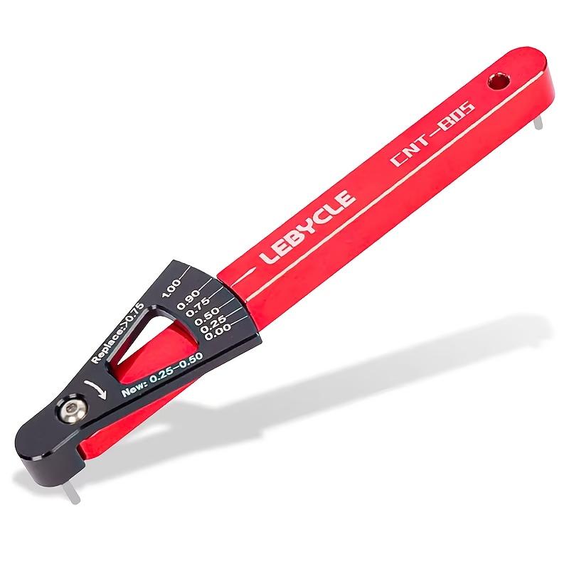 TEMU Lebycle Bicycle Chain Wear Indicator Tool - A Versatile Gauge For Measuring Bike Chain Wear, Suitable For Mtb And Road Cycling Repairs