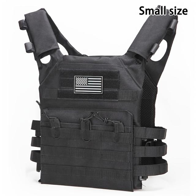 TEMU Small Size, Suitable For Slim-fit Users. Lightweight Outdoor Hunting Vest With An American Flag Emblem And Expandable Equipment Sports Tank Top