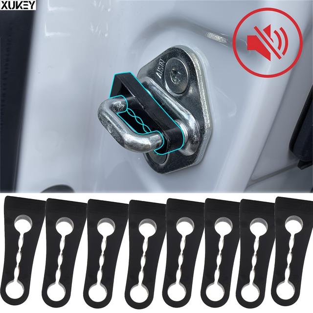 TEMU Xukey 8pcs/2sets Sound Damper Door Lock Buffer For For Camry For Corolla For Rav4 For Prius For Land Cruiser For Stop Soundproof Deaf Seal Deadener