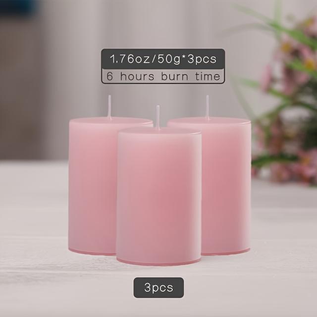 TEMU bougies parfumées, bougies piliers , bougies brûlantes, pour la décoration intérieure, les de bain, les décorations de mariage, les décorations de Noël et les de yoga