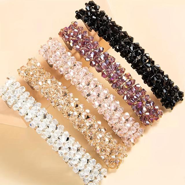 TEMU Korean Hair Clip 5pcs Set, Cute Hair Clip, Hair Accessories, Bangs, , Back Of Head, Hair Accessory For Women