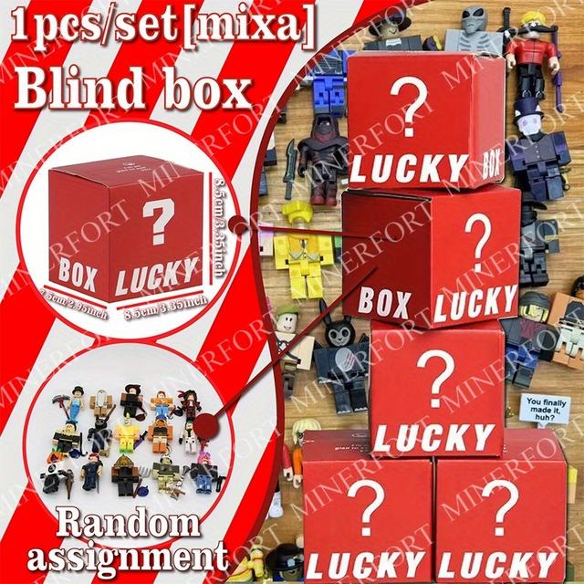 TEMU 1pc/set Mystery Surprise Box Game Collectible Figure Set - Game Characters, Perfect For Fans, Gaming Desk Decor, Birthday/holiday Gift