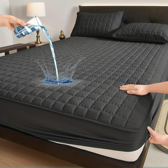 TEMU Single Mattress Cover Without Pillowcase And Pillow Insert, Soft And Cozy Solid Color Bed Sheet For Bedroom Or - Only The Fitted Sheet, Cooling And Breathable Mattress