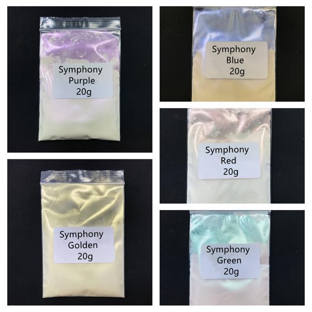 TEMU Pearlscent Mica Powder 5 Colors 10g/20g Each Pack, Pigment Powder Set For Painting, , Bath , Making And Epoxy Resin