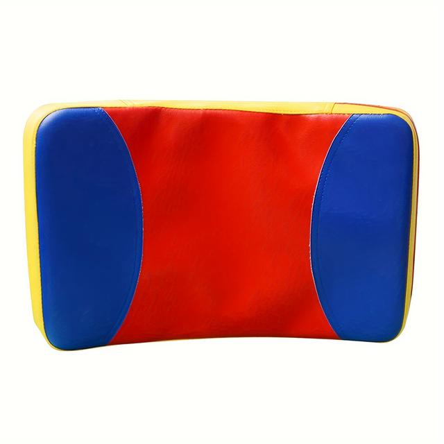 TEMU 1pc Curved Boxing Pad - Pu Material, Ideal For Martial Arts & Kickboxing Training