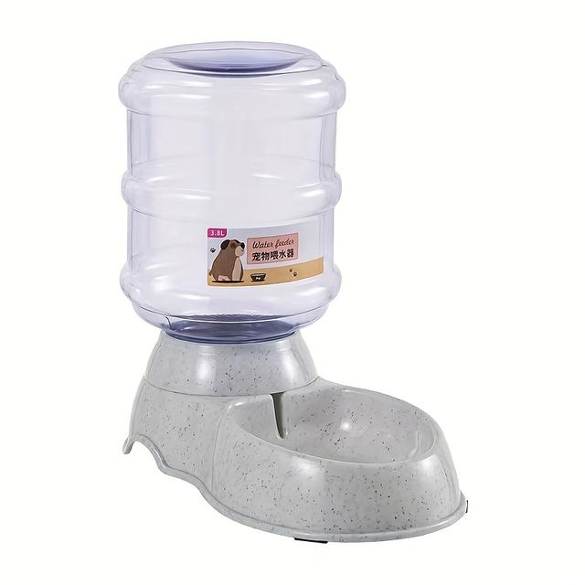 TEMU Automatische waterdispenser voor huisdieren, capaciteit van 3.8L, voerbak voor en kittens, automatische drinkbak