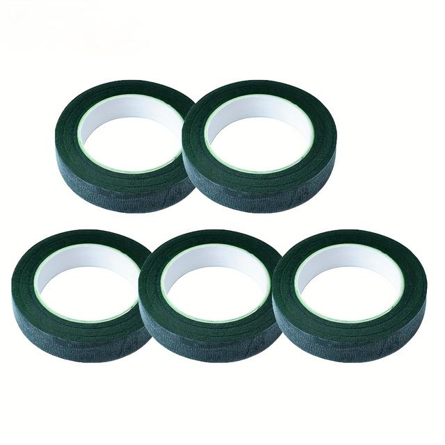 TEMU 5pcs Self-adhesive Flower Bouquet, Stem Tape, Artificial Flower Wrapping, Tape, Floral Supplies