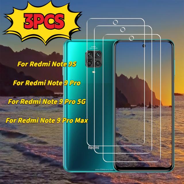 TEMU Ochronna z Hartowanego Szkła HD dla Serii Redmi Note 9 - Łatwy Montaż, Bez Bąbelków, Odporna na Odciski Palców