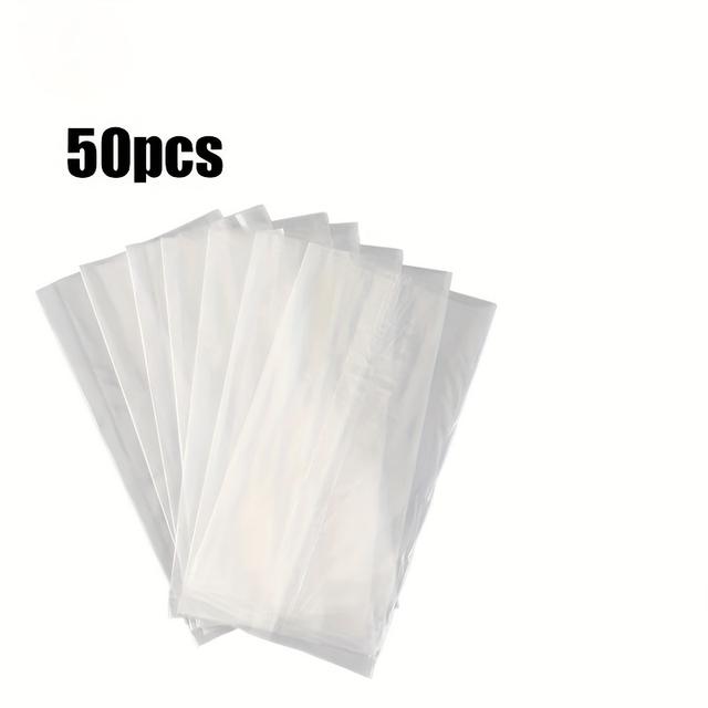 TEMU 50 Stück PVA-Beutel für Karpfenangeln, PVA-Beutel mit Netz, Boilies-Köder für das Grobangeln, Köderwurf, Karpfenfütterungswerkzeug