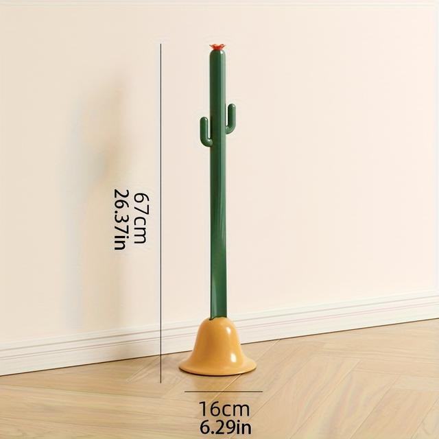 TEMU 1 قطعة أرجوحة حذاء طويلة بمقبض على شكل صبار | لا حاجة للانحناء، مثالية لكبار السن والنساء الحوامل، موفرة للجهد، أساسية في المنزل، مصنوعة من البلاستيك من Voidisle