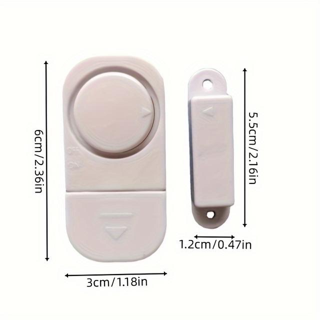 TEMU Alarm, Door And Window Anti-theft Alarm With Magnetic Sensor, Home System Alarm, Door Sensor Alarm, System With Siren