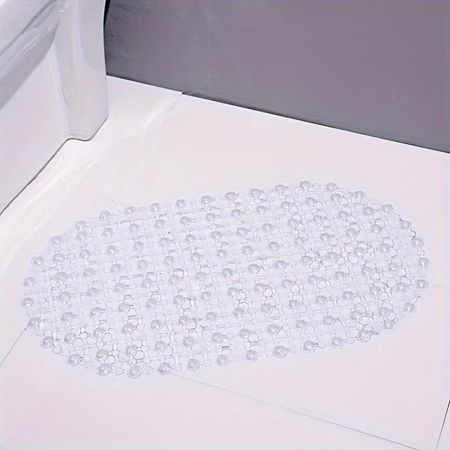TEMU Non-slip Suction Cup Bathtub Mat Bathroom Non-slip Mat - Compact And Durable Bathroom Safety Non-slip Floor Mat
