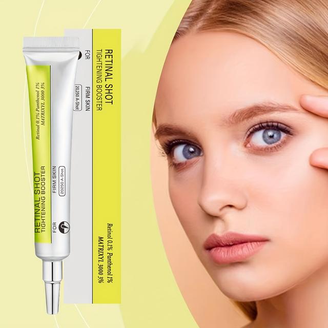 TEMU 15ml Retinol Eye Cream Fast-absorbing Non-greasy Moisturizing More Smooth Alcohol-free, Hydrating & Smoothing Formula, Firming Cream, Gentle Daily Use, Travel-friendly