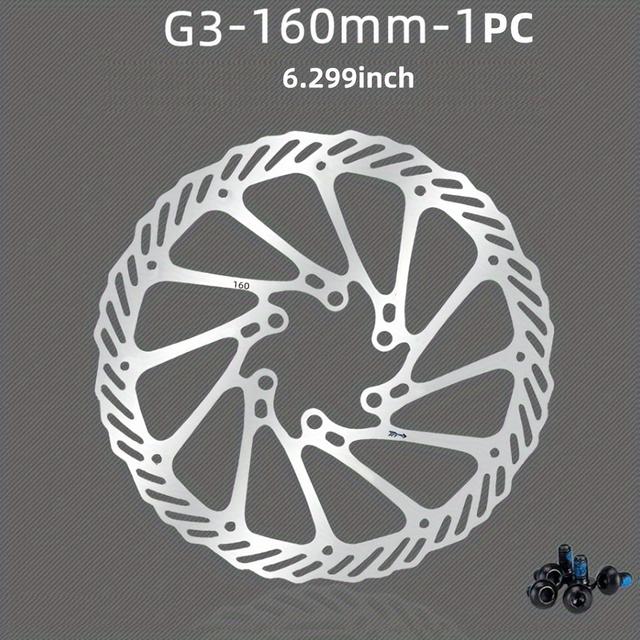 TEMU Bicycle Ultralight Brake Disc 160mm-180mm Mtb Bike Disc Brake Pad Cassette Brake Disc With Screws
