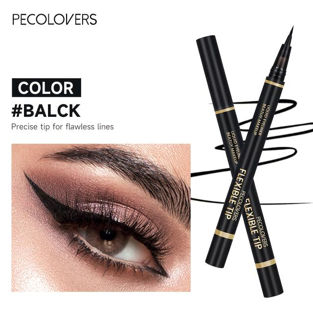 TEMU 5pcs Liquid Eyeliner Pen, Quick-drying Eyeliner, Waterproof And Sweat-proof, Long-lasting And Natural, Eye Cosmetics