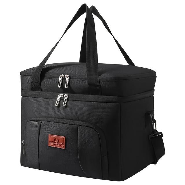 TEMU 1 X Oxford Cloth Insulated Bag Insulated Bag Lunch Box Bag Practical Snack Bag Food Bag Portable Insulated Bag Food Takeaway Bag