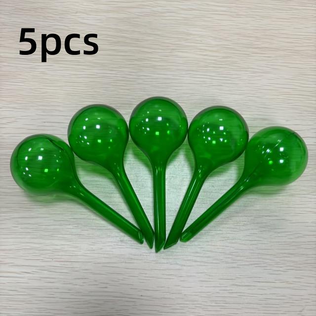 TEMU Set Of 5 Easy-to-use Automatic Drip Irrigation Balls For Indoor And Outdoor Plants, Flowers, And Vegetables - Gardening Drip Irrigation System And Kit