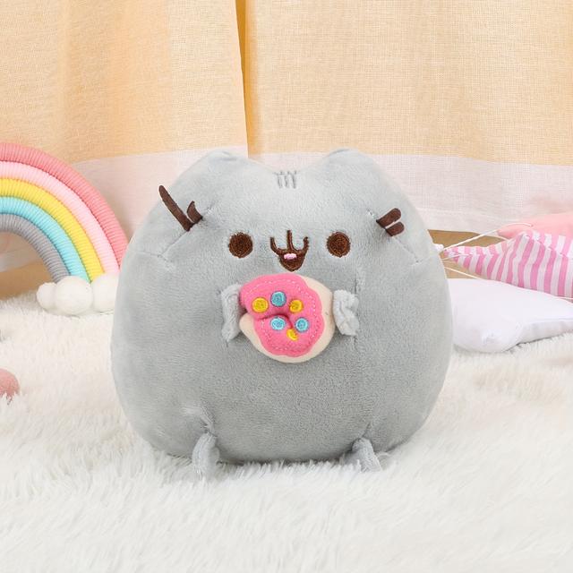 TEMU Чарівна м'яка іграшка у формі кота-пончика, унікальна м'яка іграшка, подарунок для , для дому та подарунок