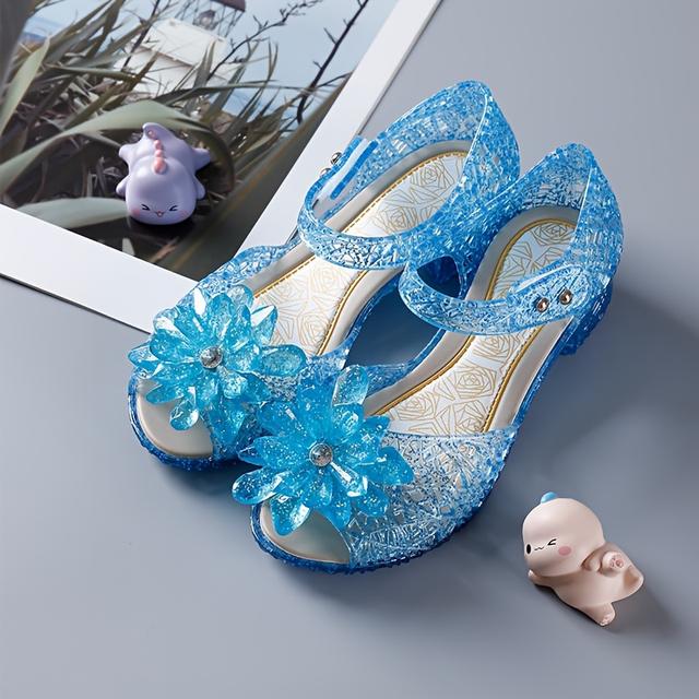 TEMU Talons pour les fêtes d'anniversaire des filles avec des ballerines Princess Jelly, parfaites pour de Reine de et les déguisements, adaptées aux tout- et aux plus