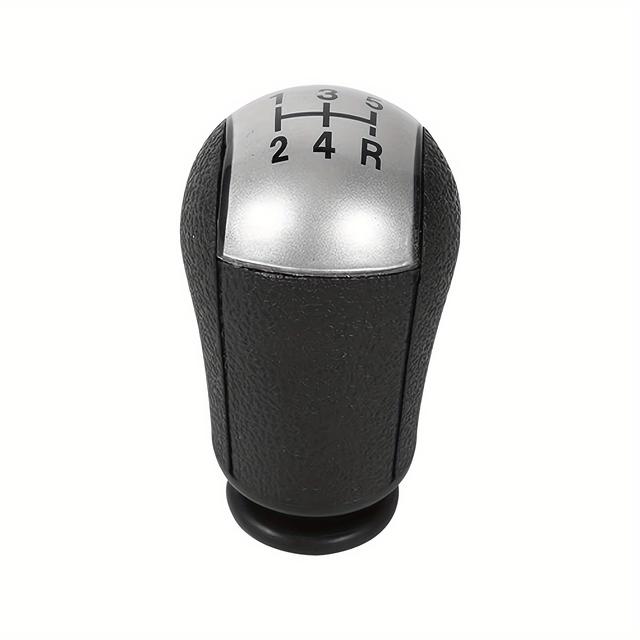 TEMU Plastic 5-speed Manual Gear Shift Knob - Compatible With Ford Focus Mk2, , Mk3, Mustang, Transit - Shifter Lever Handle Replacement