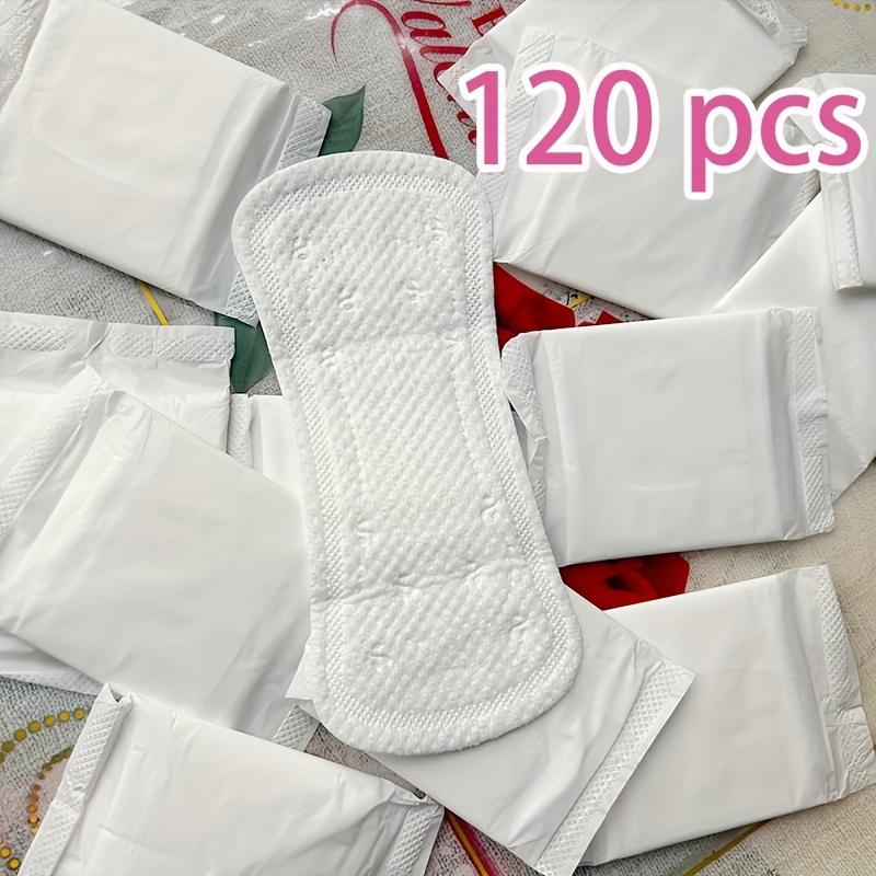 TEMU 120 Count Thin Daily Panty Liners For Women, Light Absorbency, Unscented, Breathable, Individually Wrapped In Small Packages,