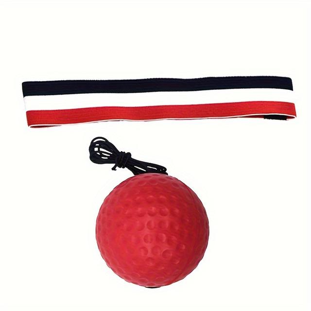 TEMU 1pc Boxing Reaction Ball, Boxing Speed Ball, Relax For Training Equipment, Home Use Boxing Head-mounted Reaction