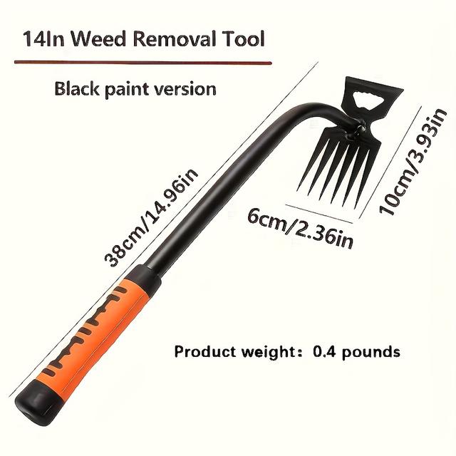 TEMU A Manual Multifunctional Gardening Weeding Tool Portable And Designed For . Made From Durable Steel, Suitable For Weeding In Yards, Vegetable Planting Areas, Garden Backyards, And Farms