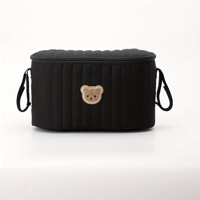 TEMU Багатофункціональна портативна сумка-тримач для коляски для зберігання речей, з кишенями для пляшечок і чашок, розроблена для мам