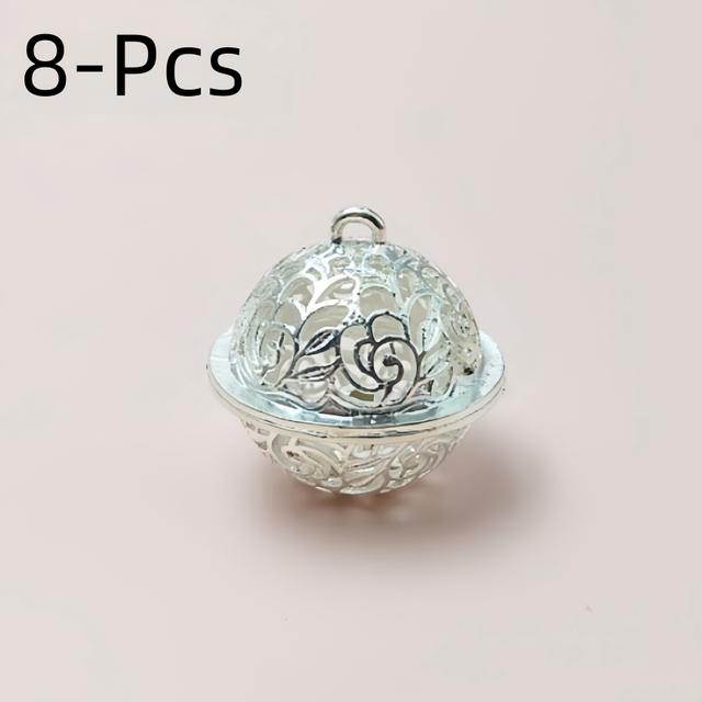 TEMU 8pcs Metal Bells, Special Bells, Suitable For Holiday Decorations, Diy Crafts, Pet Collars And Sleigh Decorations