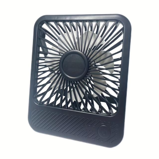 TEMU Desktop Fan, 2.5-11h 2000mah Battery Powered Small Usb Fan, , 180° Tilt Folding, 3 Adjustable, Battery Powered Mini Personal Fan For Office And Bedroom Desktop
