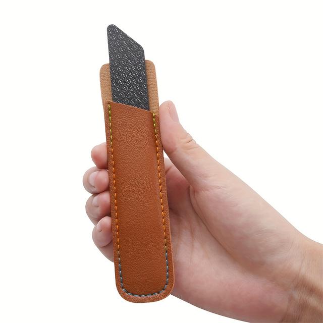 TEMU Nano exfoliační pilník pro ruce a nohy, odstraňovač mrtvého světla Beige, pilník na nohy, pilník na nehty, pilník na nohy, odstraňovač mrtvého světla Beige, skleněný pilník