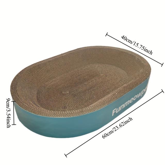 TEMU Extra Large Thickened And Elevated Cat Scratching Bowl, Wear- And Scratch-proof With No Shedding, Perfect Gift For Cats