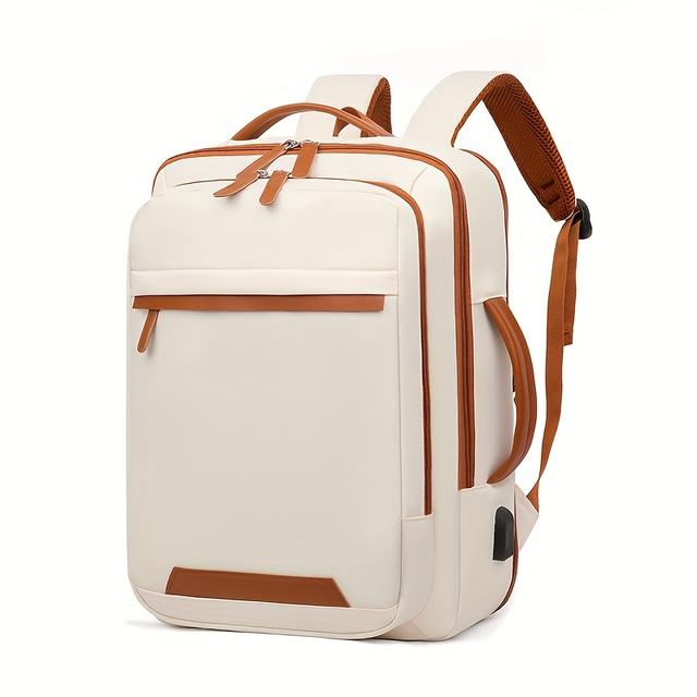 TEMU A Versatile Outdoor Backpack That Can Expand, Suitable For Laptops, Featuring A Wet And Dry Design, Ideal For Students And Business Travel, And Used As Carry-on Luggage
