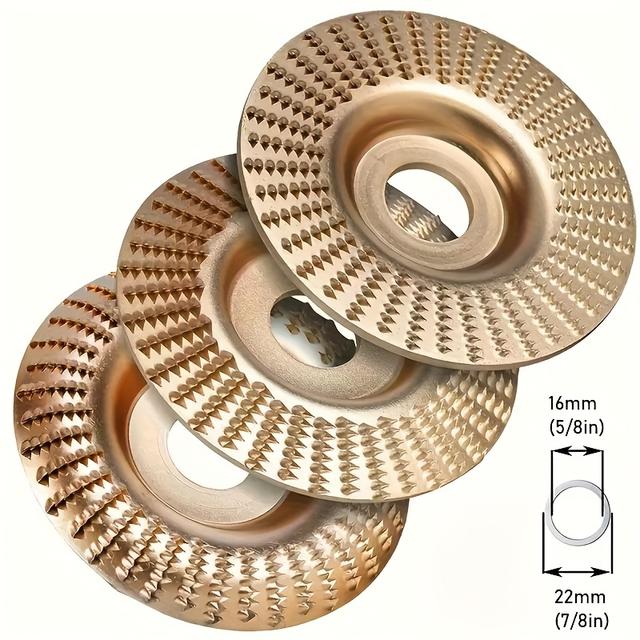 TEMU Brusný kotouč na dřevo, leštící kotouč pro řezbářství, univerzální tvarovací bruska s vnitřním průměrem 22 mm