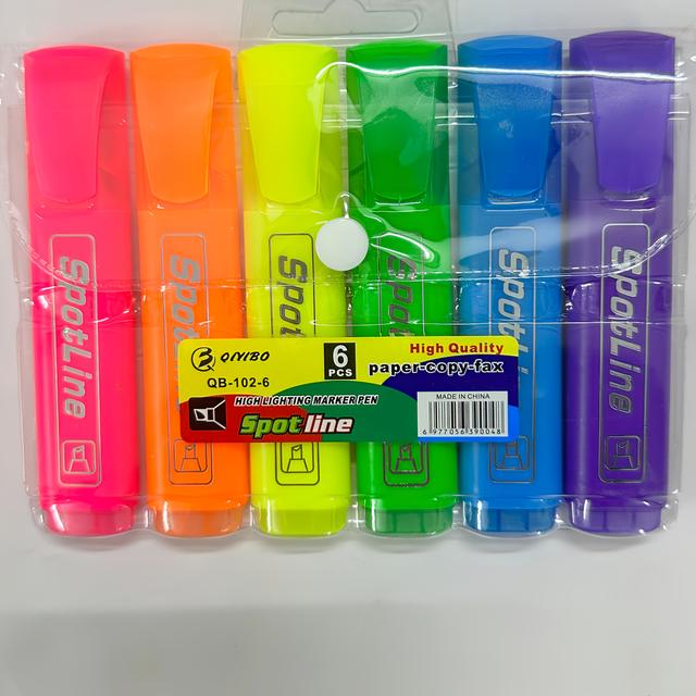TEMU 4/6 Color Fluorescent Markers - No Batteries Required, Odorless, Suitable For 10 Occasions, Perfect For Office And School Use